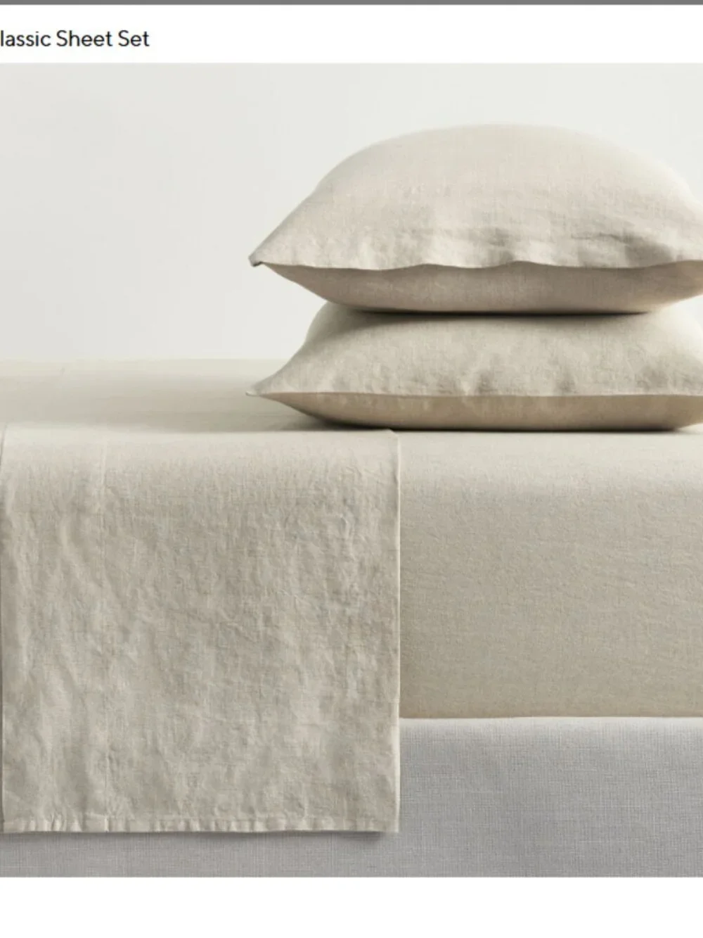 Pottery Barn Belgian Linen Comforter - Full/Queen